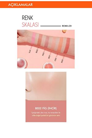 Meyve Tonlarında Doğal Görünümlü Jel Allık APIEU Juicy-Pang Jelly Blusher (BE02)