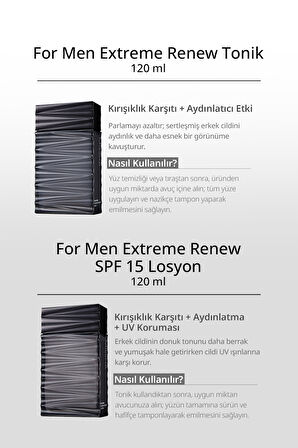 Erkekler İçin Yaşlanma Karşıtı&Nemlendirici Bakım Seti MISSHA For Men Extreme Renew Special Gift Set
