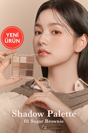 Mat ve Işıltılı Renk Seçenekleri Sunan Far Paleti DASIQUE Shadow Palette (#01 Sugar Brownie)