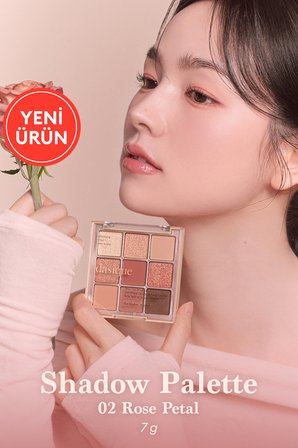 Mat ve Işıltılı Renk Seçenekleri Sunan Far Paleti DASIQUE Shadow Palette (#02 Rose Petal)
