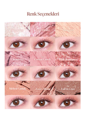Mat ve Işıltılı Renk Seçenekleri Sunan Far Paleti DASIQUE Shadow Palette (#04 Pastel Dream)