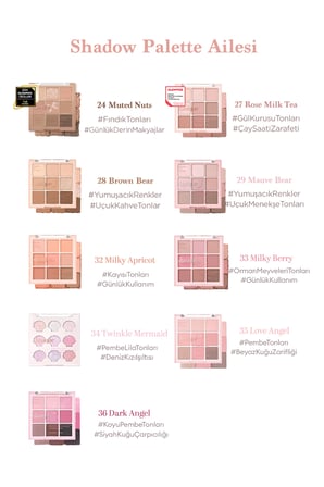 3 Farklı Mat Dokuda Renk Seçenekleri Sunan Far Paleti DASIQUE Shadow Palette (#13 Cool Blending)