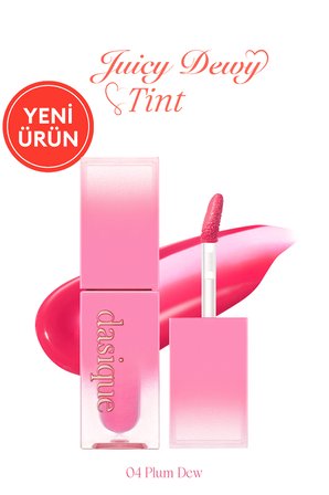 Yoğun Parlaklık ve Canlı Renkler Sunan Kalıcı Tint DASIQUE Juicy Dewy Tint (#04 Plum Dew)