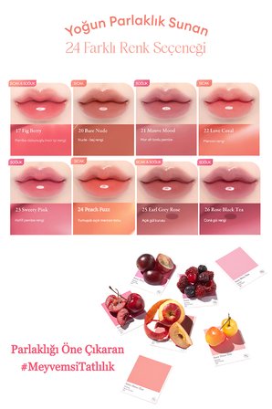 Yoğun Parlaklık ve Canlı Renkler Sunan Kalıcı Tint DASIQUE Juicy Dewy Tint (#04 Plum Dew)