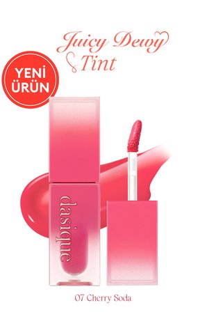 Yoğun Parlaklık ve Canlı Renkler Sunan Kalıcı Tint DASIQUE Juicy Dewy Tint (#07 Cherry Soda)