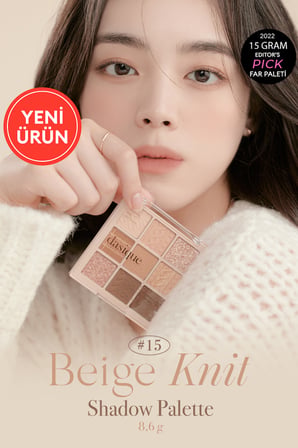 Mat ve Işıltılı Renk Seçenekleri Sunan Far Paleti DASIQUE Shadow Palette (#15 Beige Knit)