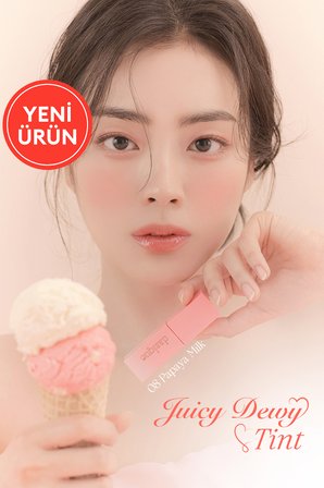 Yoğun Parlaklık ve Canlı Renkler Sunan Kalıcı Tint DASIQUE Juicy Dewy Tint (#08 Papaya Milk)