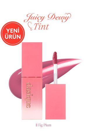 Yoğun Parlaklık ve Canlı Renkler Sunan Kalıcı Tint DASIQUE Juicy Dewy Tint (#11 Fig Plum)
