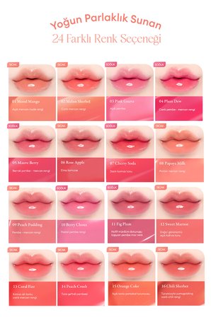 Yoğun Parlaklık ve Canlı Renkler Sunan Kalıcı Tint DASIQUE Juicy Dewy Tint (#11 Fig Plum)
