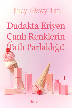 Yoğun Parlaklık ve Canlı Renkler Sunan Kalıcı Tint DASIQUE Juicy Dewy Tint (#11 Fig Plum)