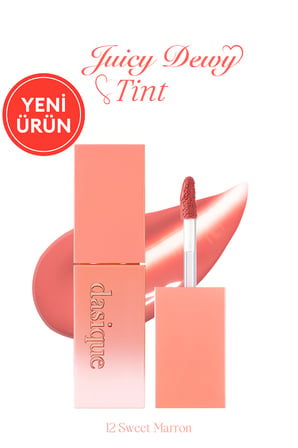 Yoğun Parlaklık ve Canlı Renkler Sunan Kalıcı Tint DASIQUE Juicy Dewy Tint (#12 Sweet Marron)