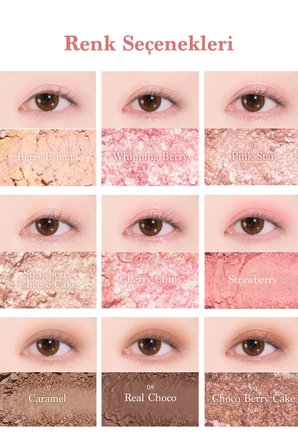 Mat ve Işıltılı Renk Seçenekleri Sunan Far Paleti DASIQUE Shadow Palette (#19 Candy Berry)