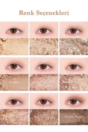 Mat ve Işıltılı Renk Seçenekleri Sunan Far Paleti DASIQUE Shadow Palette (#21 Almond Vanilla)