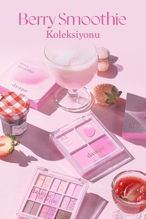 Karıştırılabilir Renk Tonlarına Sahip 4lü Allık DASIQUE Blending Mood Cheek (#06 Berry Smoothie)