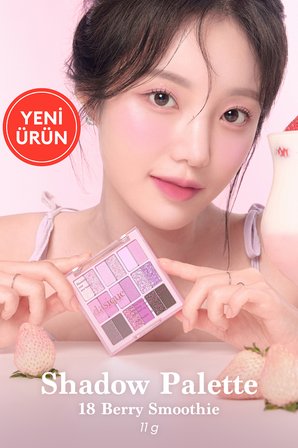 Mat ve Işıltılı Renk Seçenekleri Sunan Far Paleti DASIQUE Shadow Palette (#18 Berry Smoothie)
