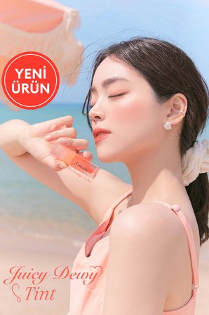 Yoğun Parlaklık ve Canlı Renkler Sunan Kalıcı Tint DASIQUE Juicy Dewy Tint (#15 Orange Coke)