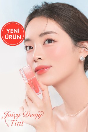 Yoğun Parlaklık ve Canlı Renkler Sunan Kalıcı Tint DASIQUE Juicy Dewy Tint (#13 Coral Fizz)