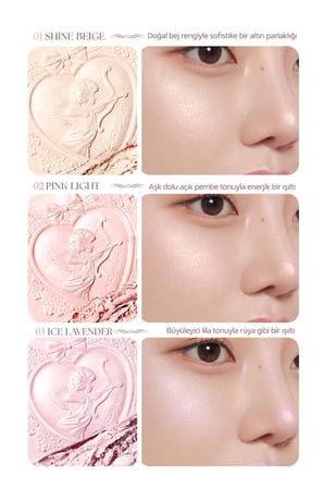 İnci Taneleriyle Yoğun Işıltı Sunan Özel Tasarımlı Aydınlatıcı DASIQUE Luxe Glow Highlighter (#01 Shine Beige)