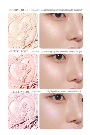İnci Taneleriyle Yoğun Işıltı Sunan Özel Tasarımlı Aydınlatıcı DASIQUE Luxe Glow Highlighter (#02 Pink Light)