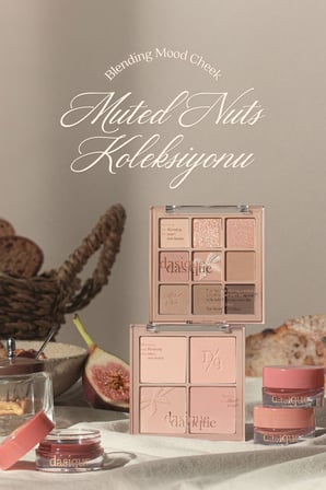 Karıştırılabilir Renk Tonlarına Sahip 4’lü Allık Paleti DASIQUE Blending Mood Cheek (#10 Muted Nuts)