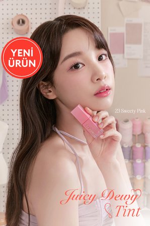 Yoğun Parlaklık ve Canlı Renkler Sunan Kalıcı Tint DASIQUE Juicy Dewy Tint (#23 Sweety Pink)