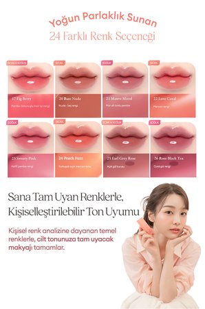 Yoğun Parlaklık ve Canlı Renkler Sunan Kalıcı Tint DASIQUE Juicy Dewy Tint (#23 Sweety Pink)