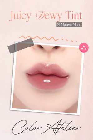 Yoğun Parlaklık ve Canlı Renkler Sunan Kalıcı Tint DASIQUE Juicy Dewy Tint (#21 Mauve Mood)