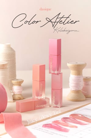 Yoğun Parlaklık ve Canlı Renkler Sunan Kalıcı Tint DASIQUE Juicy Dewy Tint (#22 Love Coral)