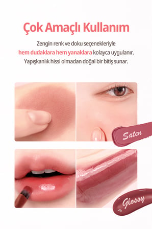 9 Renkli Ruj & Allık Paleti DASIQUE Mood Painting Lip & Cheek Palette (#02 Coral Coloring)