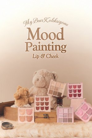 9 Renkli Ruj & Allık Paleti DASIQUE Mood Painting Lip & Cheek Palette (#06 Sweet Bear)