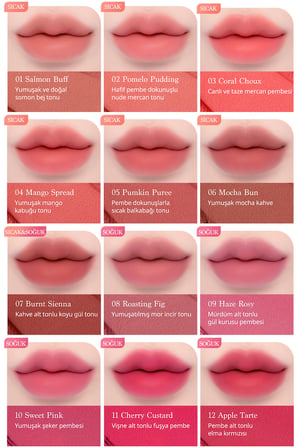 Yoğun Pigment Sunan Köpük Yapıda Kadife Bitişli Ruj & Allık DASIQUE Souffle Color Pot 23 Fog Cherry