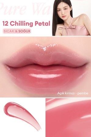 Nemlendirici ve Besleyici, Dudak Parlatıcısı DASIQUE Pure Water Lip Gloss (12 Chilling Petal)