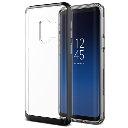 VRS Design Galaxy S9 Crystal Bumper Kılıf Metallic Black