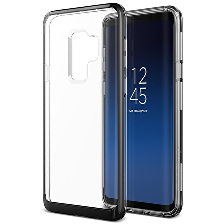 VRS Design Galaxy S9 Plus Crystal Bumper Kılıf Metallic Black