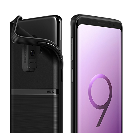 VRS Design Galaxy S9 Plus Single Fit Kılıf Black