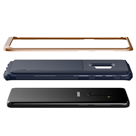 VRS Design Galaxy S9 Plus High Pro Shield Kılıf Blush Gold