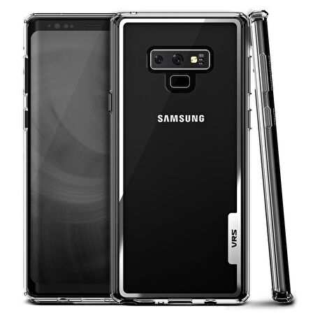 VRS Design Galaxy Note 9 Crystal Chrome Kılıf Clear