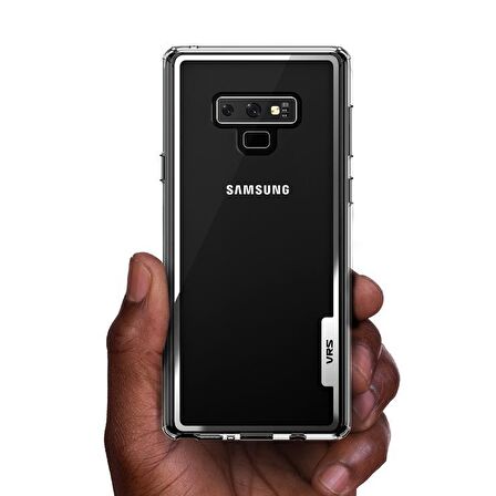 VRS Design Galaxy Note 9 Crystal Chrome Kılıf Clear