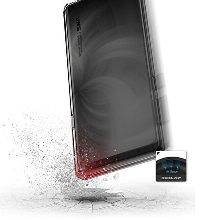 VRS Design Galaxy Note 9 Crystal Chrome Kılıf Clear