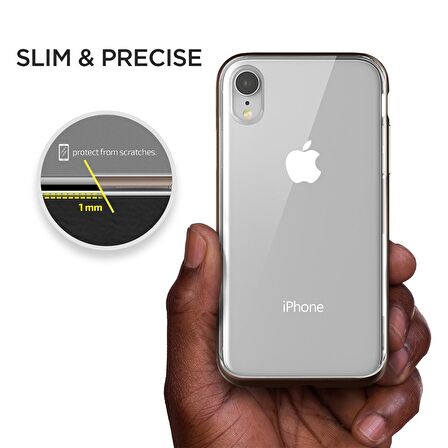 VRS iPhone XR Crystal Bumper Kılıf Brown