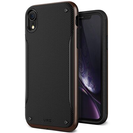 VRS iPhone XR High Pro Shield Kılıf Brown