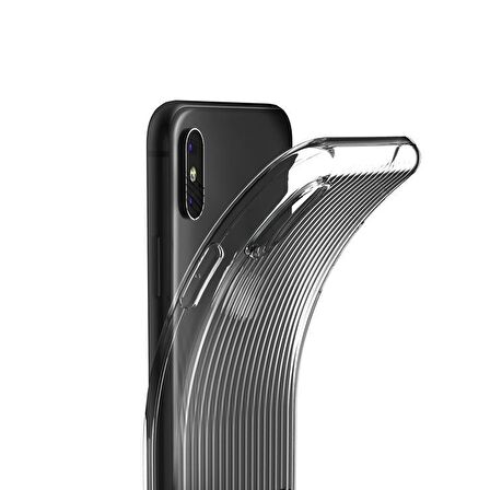 VRS iPhone Xs Max ile Uyumlu Crystal Fit Kılıf Clear