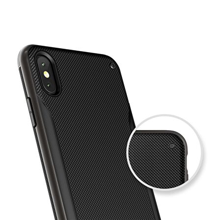 VRS iPhone Xs Max High Pro Shield Kılıf Metalic Black
