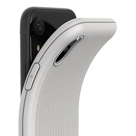 VRS iPhone XR Single Fit Kılıf Gray