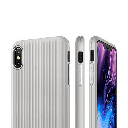 VRS iPhone Xs Max Single Fit Kılıf Gray