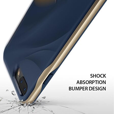 Ringke Wave iPhone 7/8 Plus ile Uyumlu KIlıf Marina Gold
