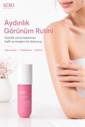 Kdid Toniver Brightening Body Serum Aydınlatıcı Vücut Serumu Retinol Niasinamid Glutatyon Toniver 200 ml