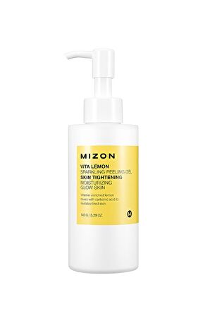 Mizon Vita Lemon Sparkling Peeling Gel - Limon Kabuğu Özlü Peeling Jel