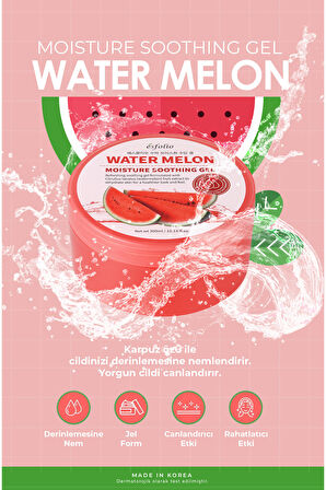 Yatıştırıcı Karpuz Jel Esfolio Watermelon Moisture Soothing Gel 300 ml