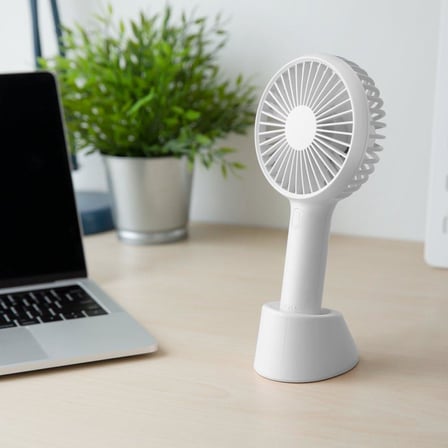 Spigen H900 Beyaz Taşınabilir Şarjlı Usb Mini Fan - Outlet